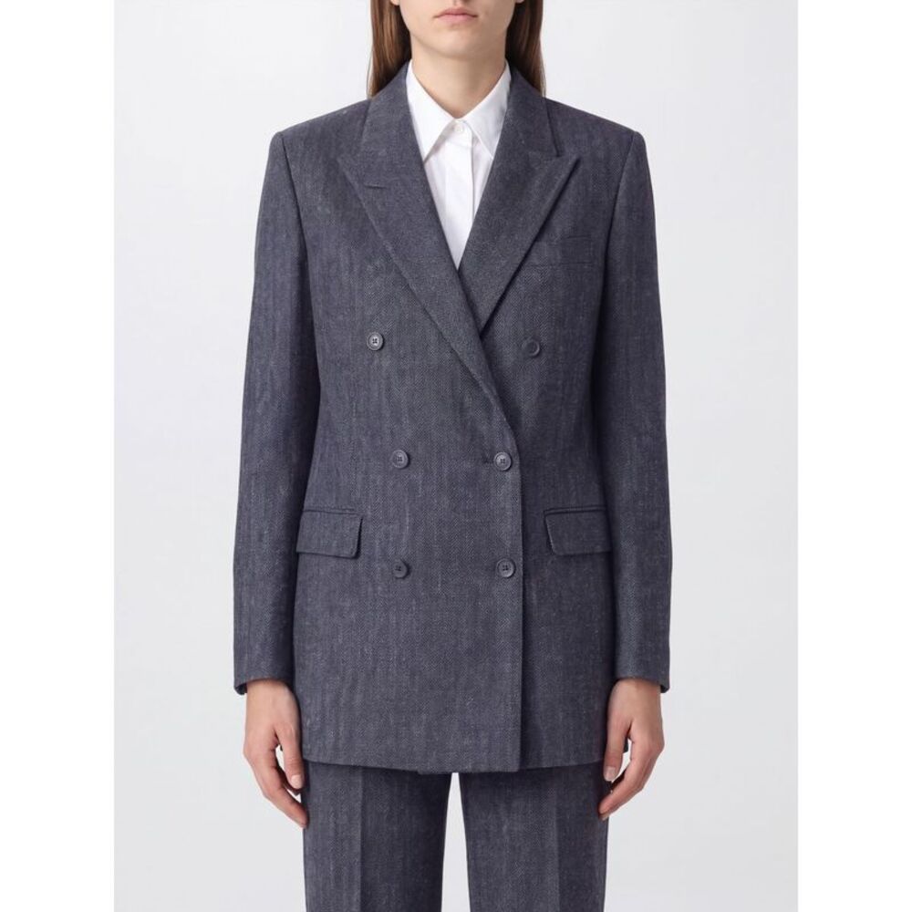 Tagliatore Women Tagliatore Double-Breasted Wool Blend Blazer With Peak Lapels